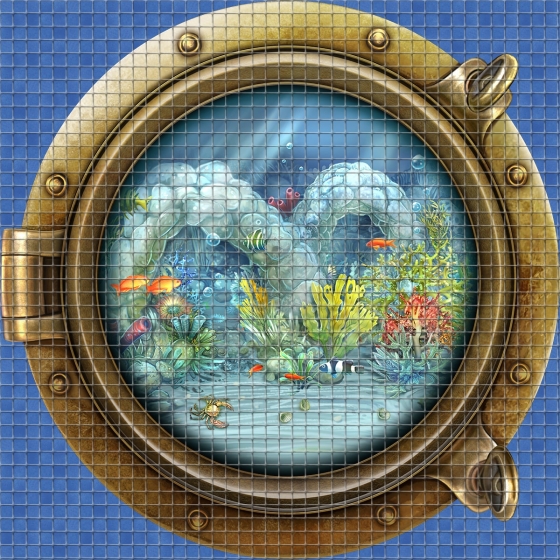 Digital printing image Sea View - Ezarri