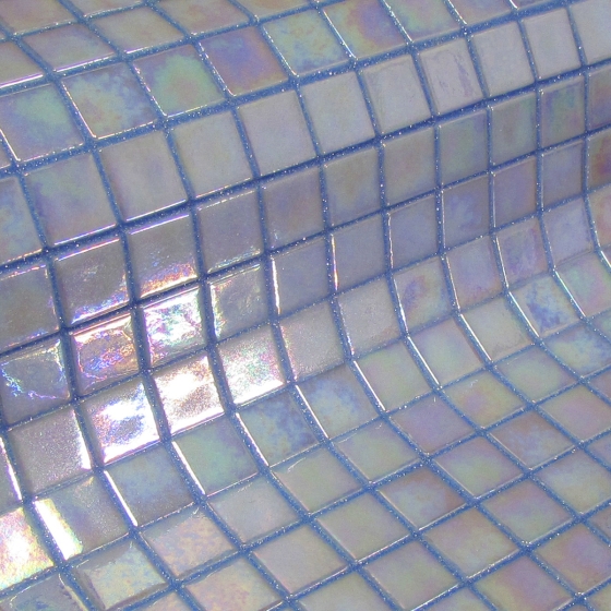 Mosaic Tile Fosfo Blue Iridescent - Ezarri