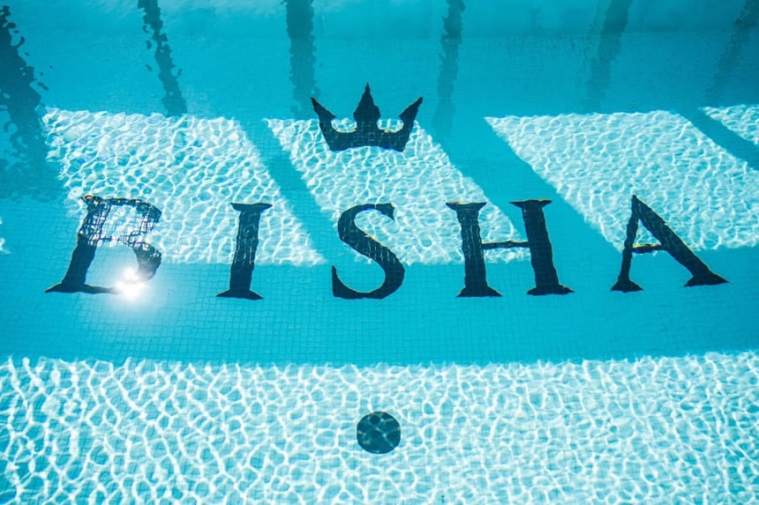 An Ezarri Spanish mosaic pool in the Toronto sky