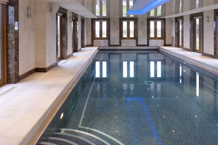 glass mosaic pool tiles