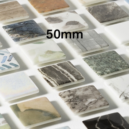 New concepts of the infinite with 50mm mosaics