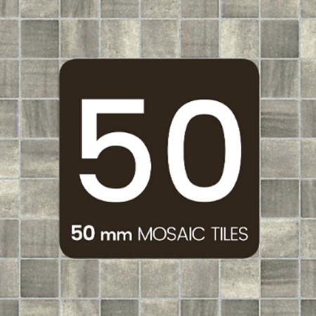 The 50 Collection from Ezarri advocates the 50 mm mosaic