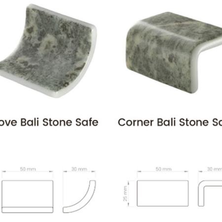 Do you know about the Ezarri special mosaic pieces Cove and Corner?