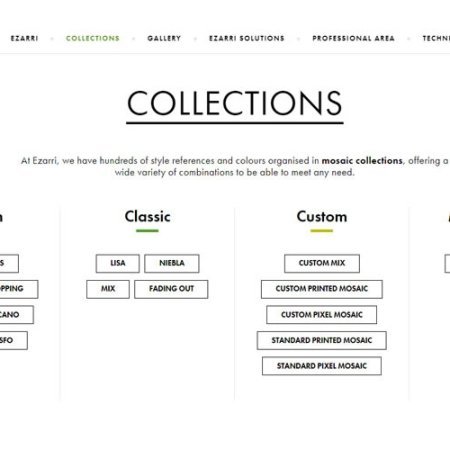 Are you familiar with the new organisational scheme of Ezarri´s collections?