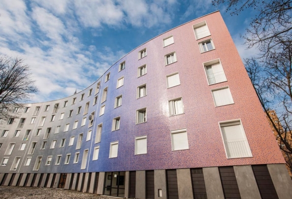 Mosaico Fachada Edificio Serpentin Pantin París Francia - Ezarri