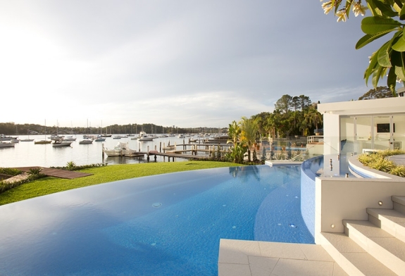 Mosaico Piscina Villa Privada en Sidney - Ezarri